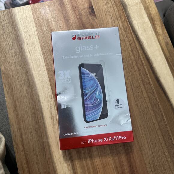 ZAGG Invisible Shield Glass+ Screen Protector Apple iPhone X / XS / 11 Pro. - Picture 1 of 2